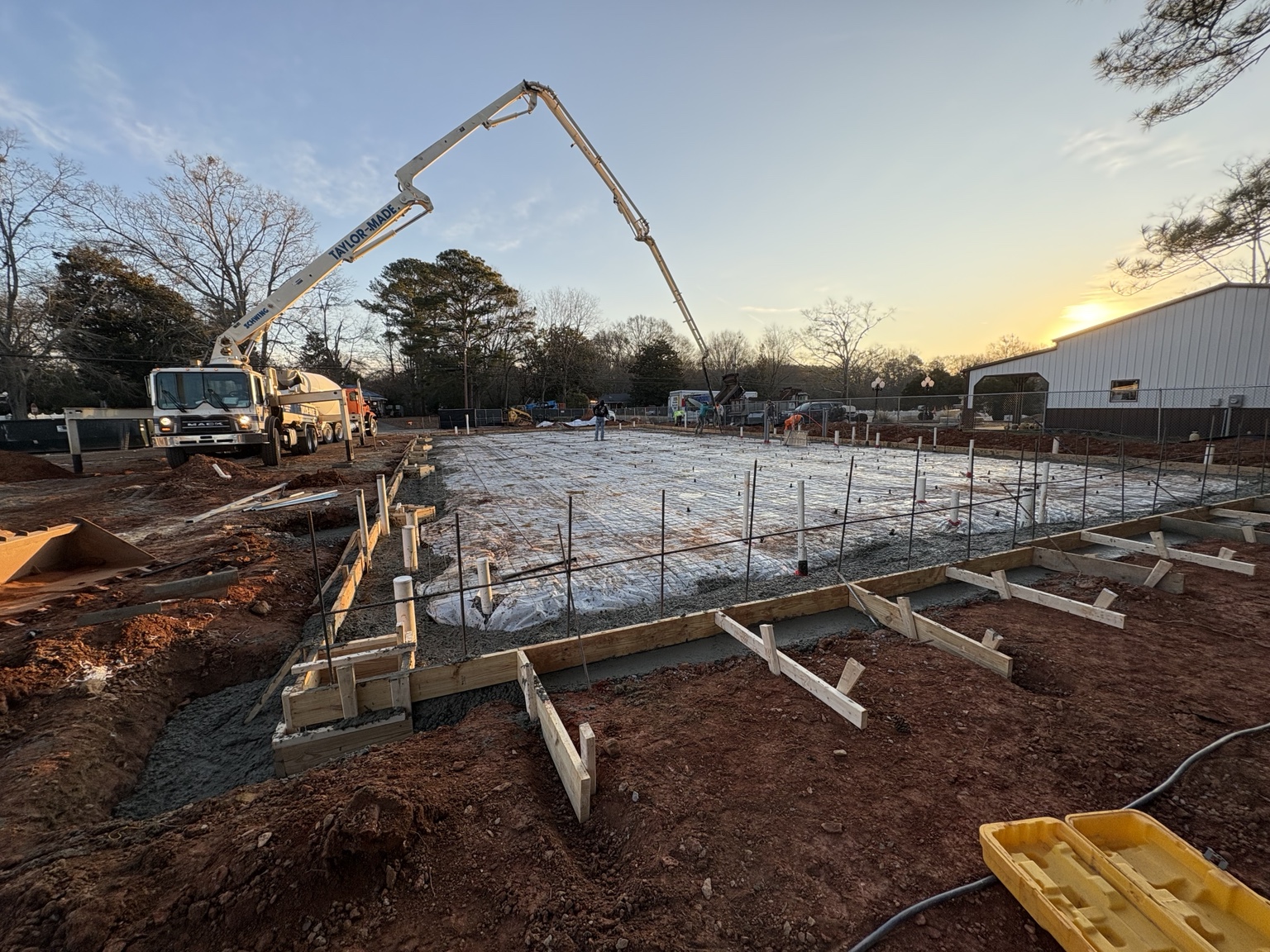 J&J Zavala concrete construction project