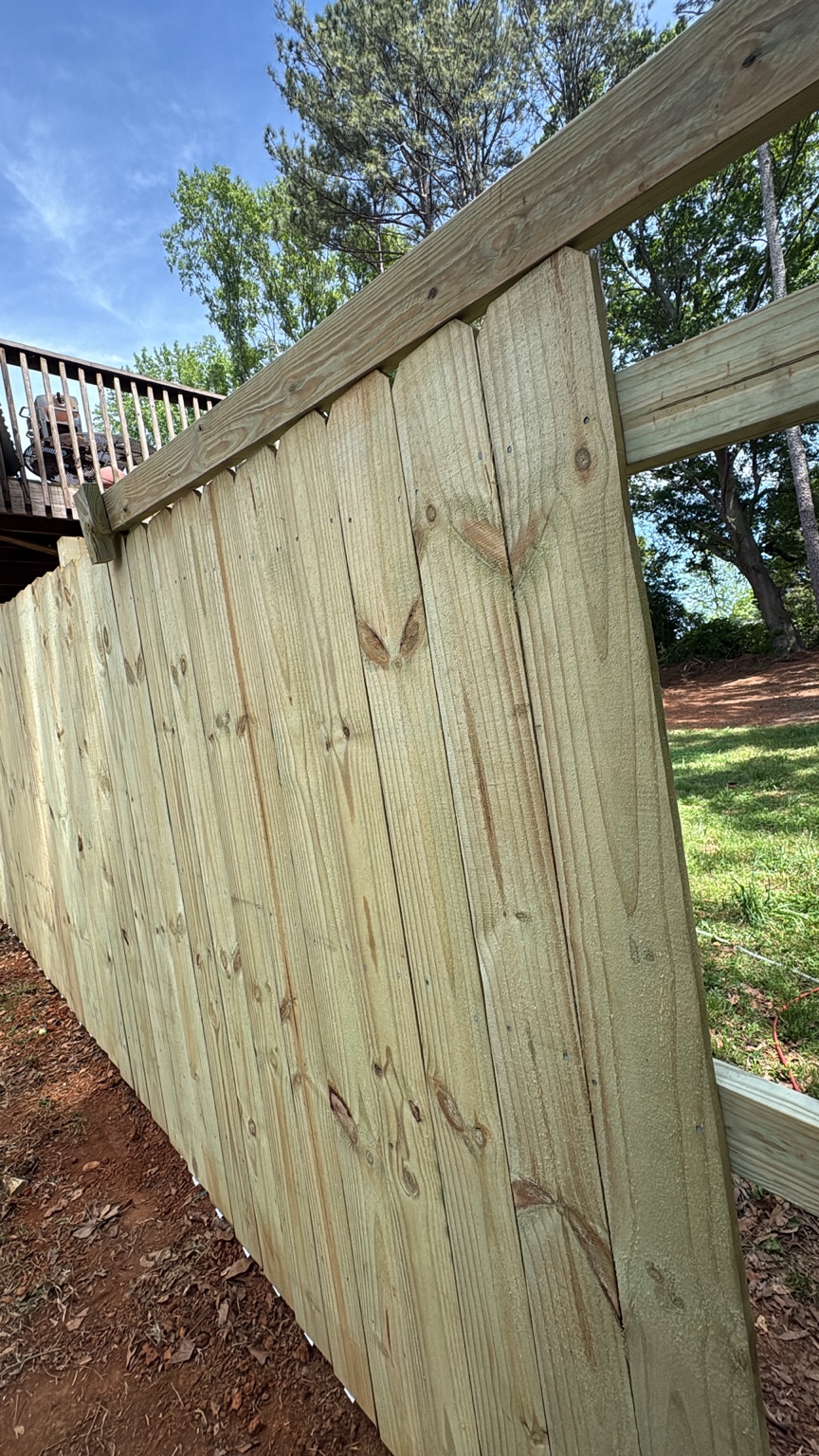 Fence project by J&J Zavala Service