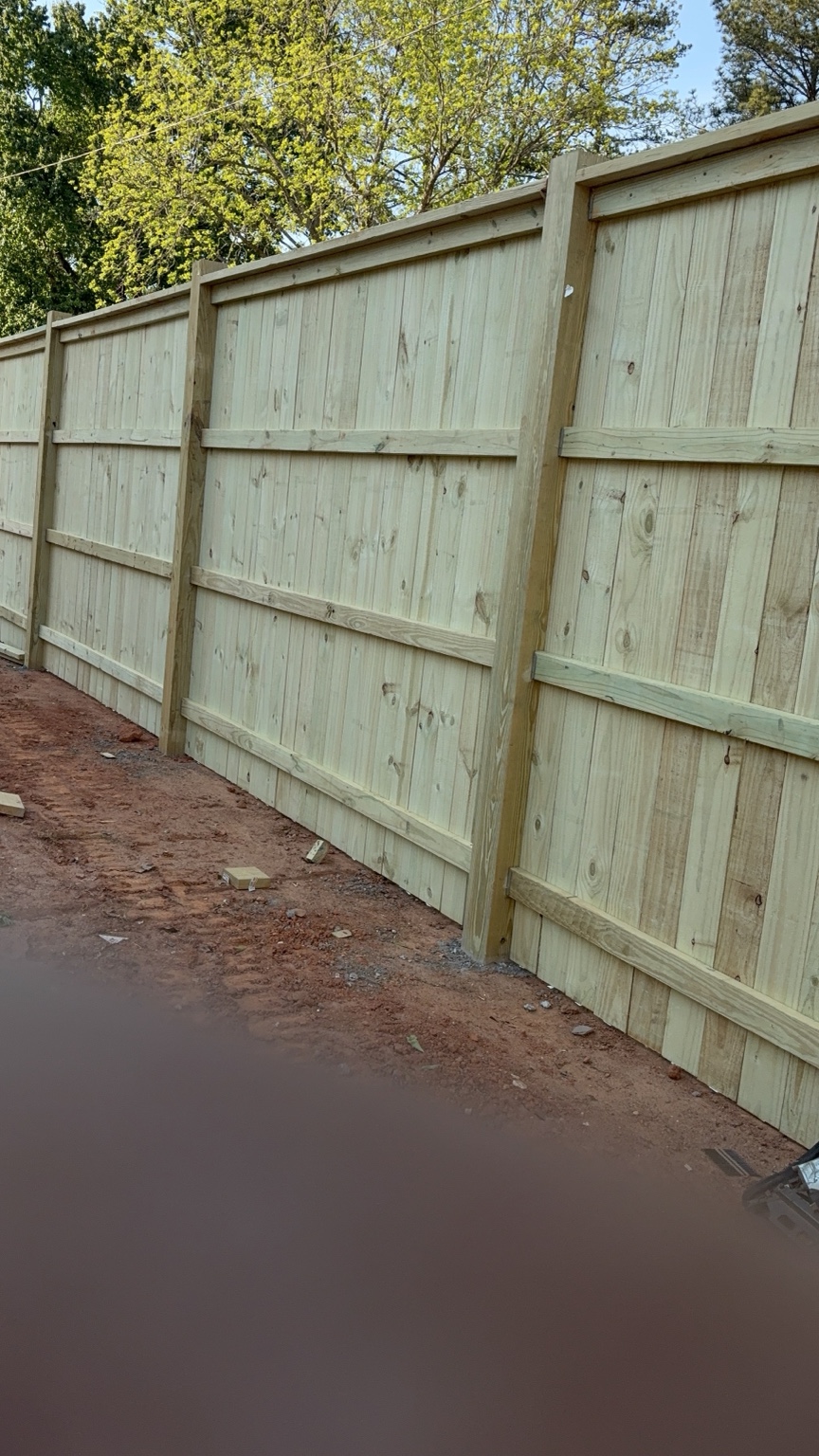 Fence project by J&J Zavala Service